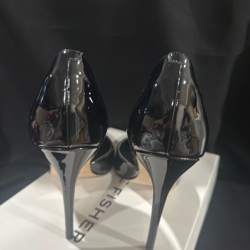 Marc Fisher Black Patent Leather Heels